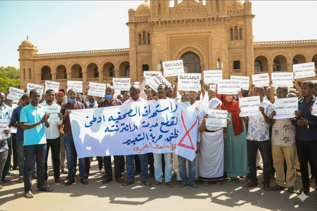 الصحافة تحت النار… عامٌ أسود على حريات الإعلام في السودان